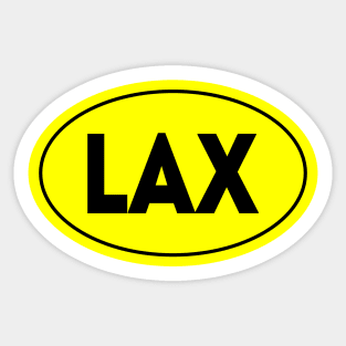 LAX Airport Code Los Angeles International Airport USA Sticker